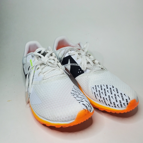 Nike Zoom Rival XC 6 White/ Orange Track Shoes DX7999-100 Men’s Size 8.5 - Picture 2 of 9